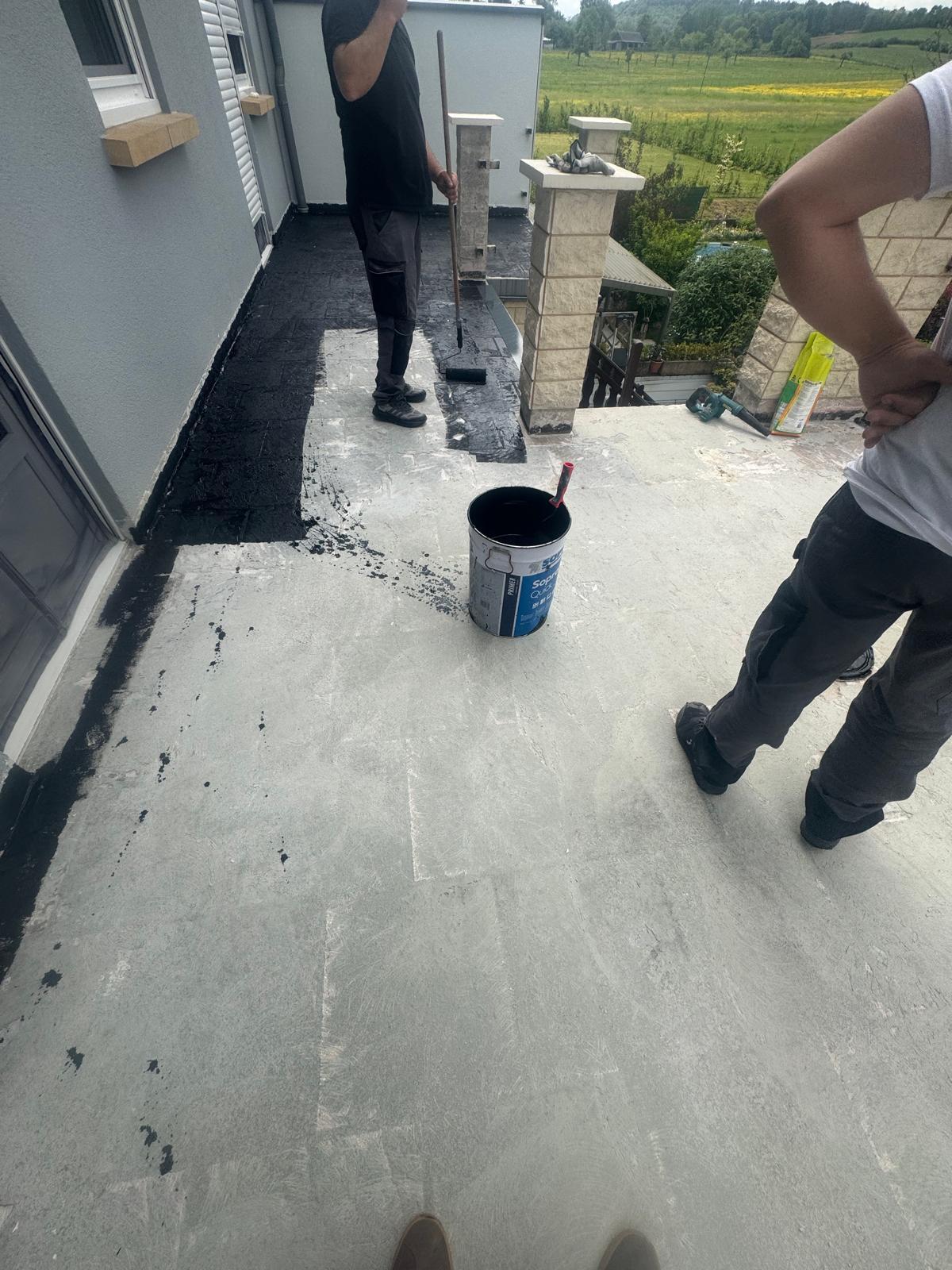 Chantier étanchéité 1